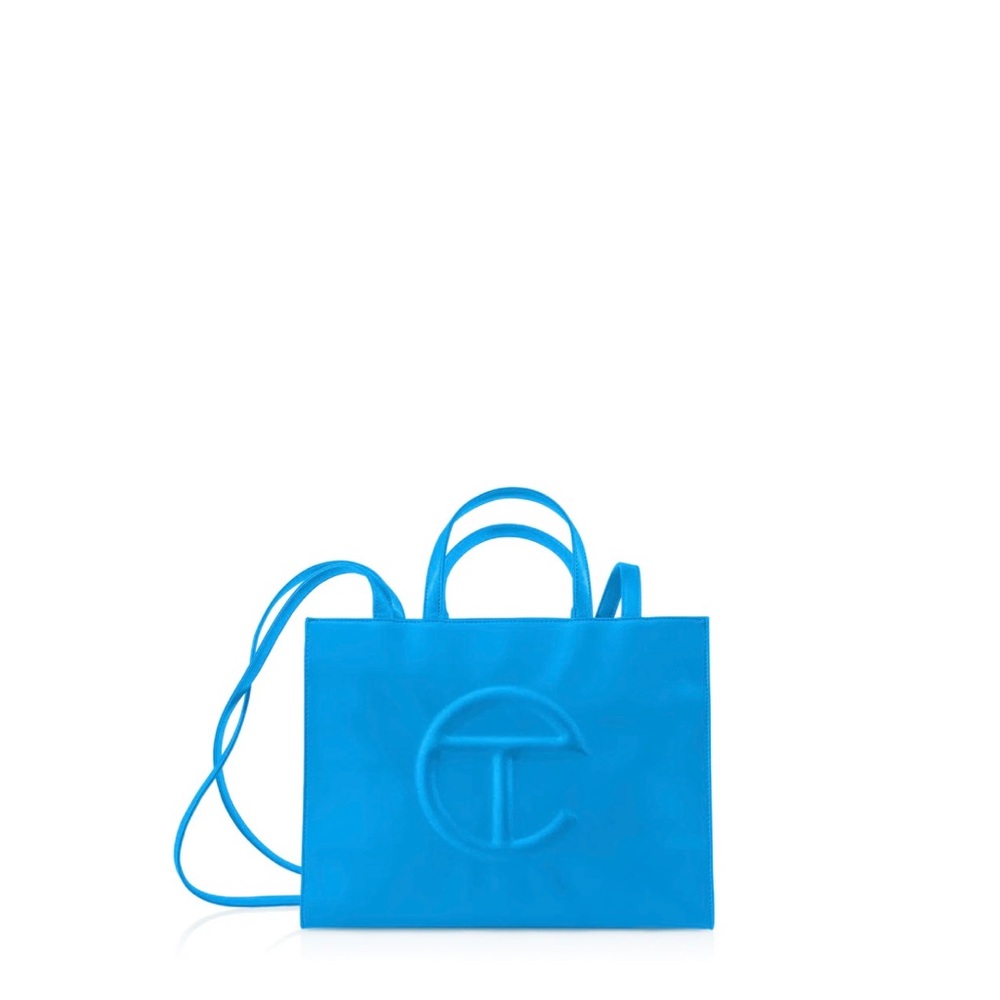 Telfar Medium Cyan Shopping Bag - Picture 2 of 4